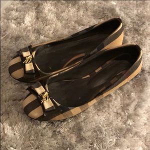 Burberry ballet slippers Sz 38